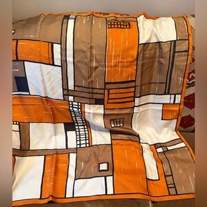 Worth Collection: Modern Geometric Orange and Brown shapes